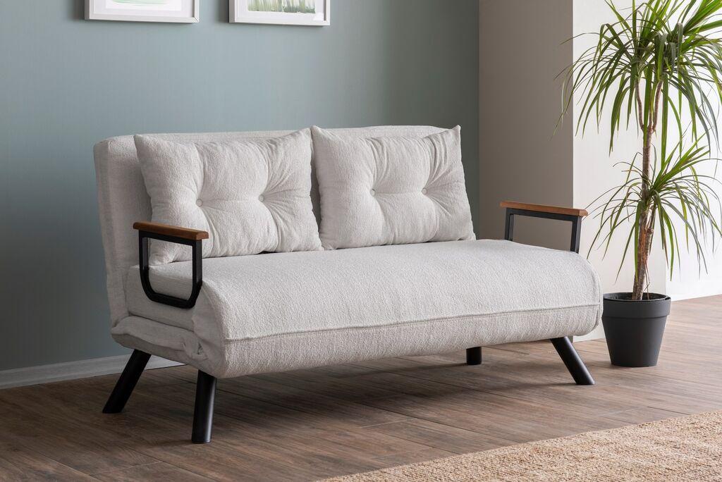 Atelier del Sofa Dvosed na razvlačenje Sando 2, Bijeli