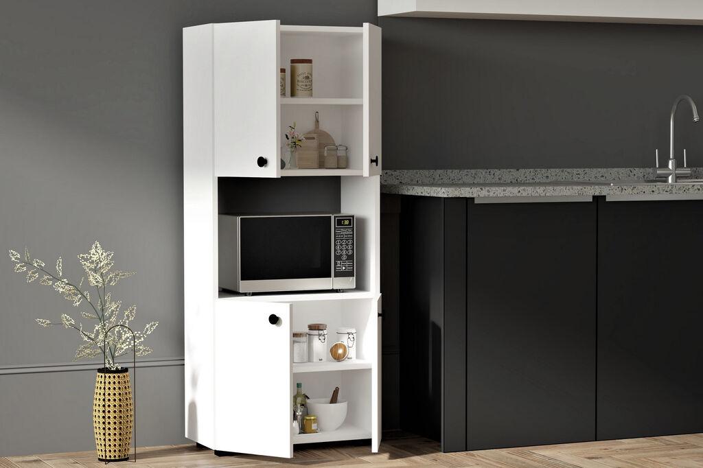 Hanah Home Kuhinjska polica 60x140x31.4cm Bijela