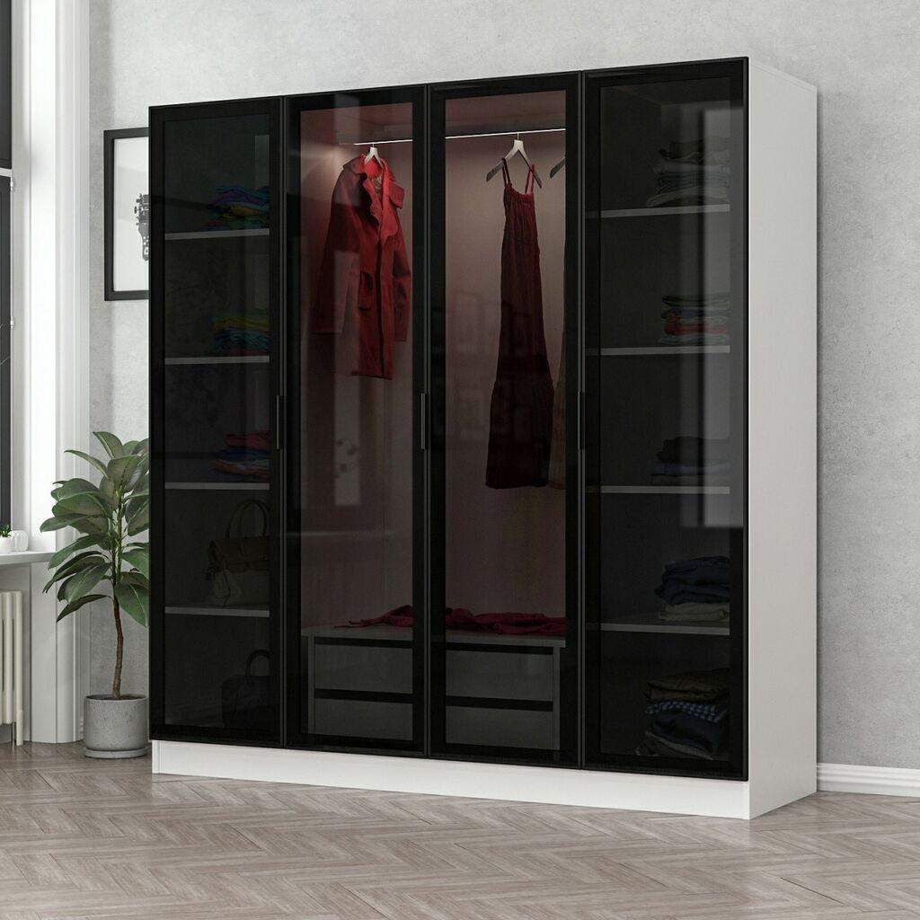 Hanah Home Kale 6635 Ormar, 180x210x52cm, Bijeli