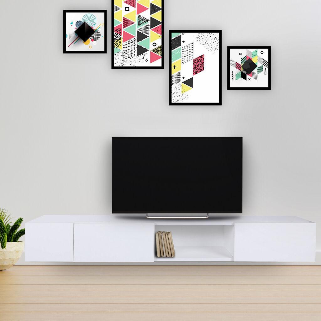 Hanah home TV Komoda Wagna Bijela