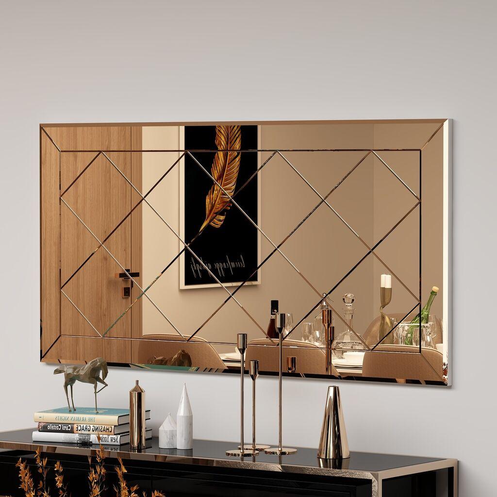Hanah Home ogledalo bronzano