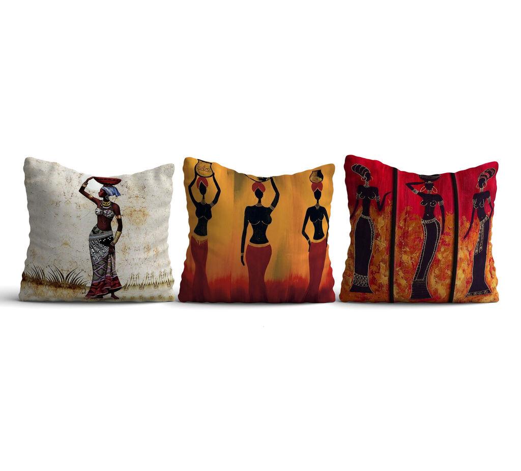 Aberto Design Set od 3 jastučnice 43x43cm Šarene