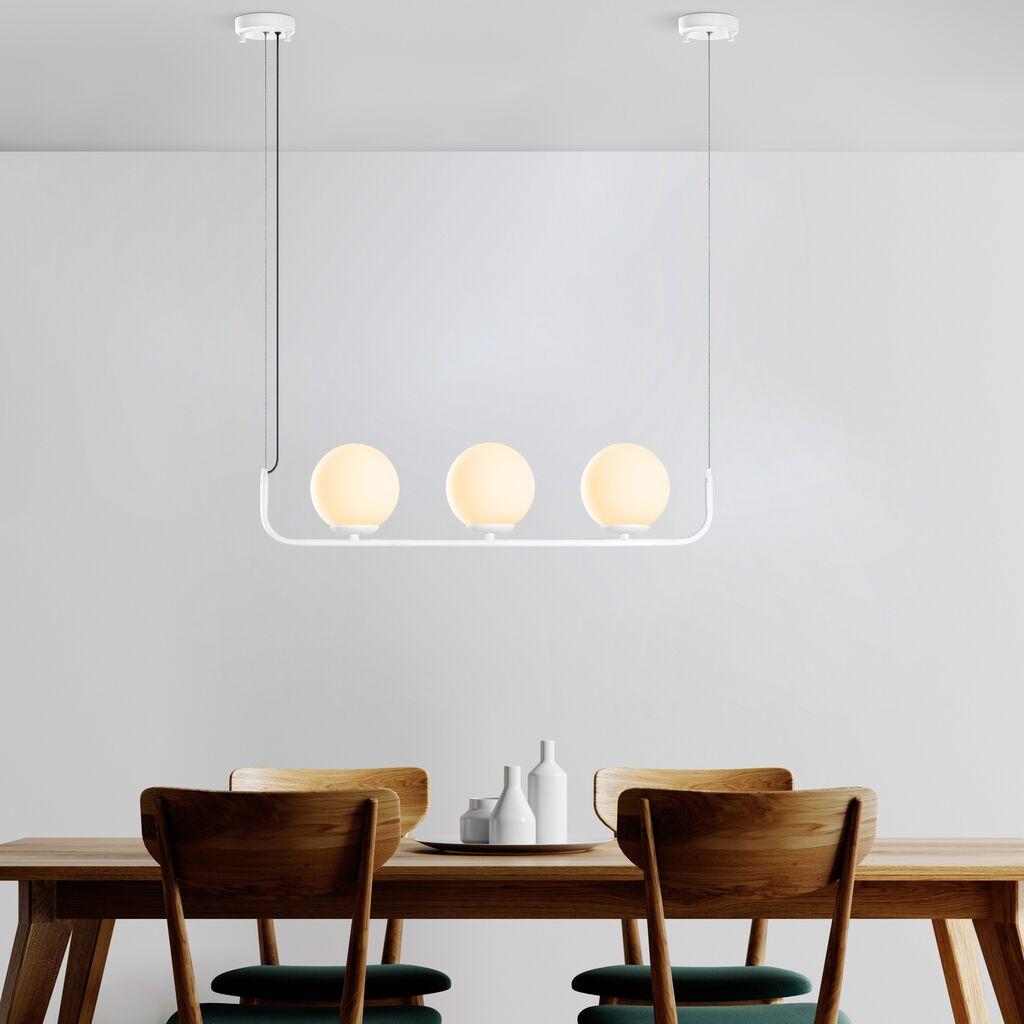 Opviq Luster Faruk-13717, 20-110cm, 3xE14, IP25, Bijela