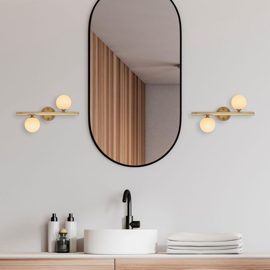 Opviq Domino 11037 Zidna lampa, zlatna