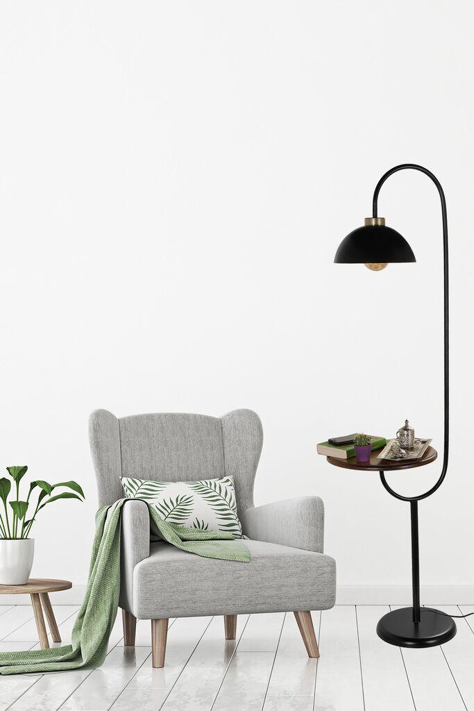 Opviq 534LUN3549 Podna lampa, Crna