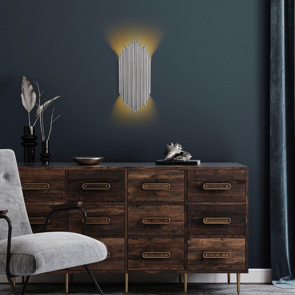 Opviq Kara 13347 Zidna lampa, srebrna