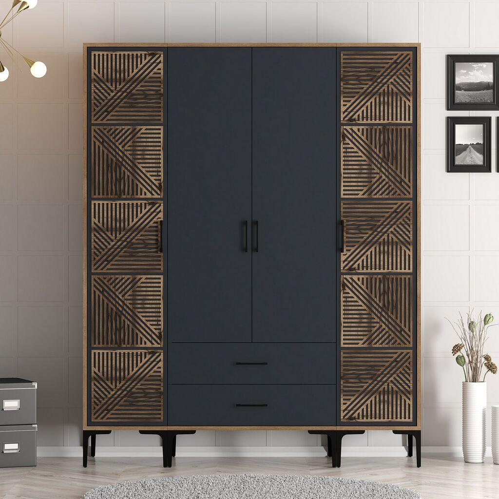 Hanah Home Kumsal PTP Orahov ormar, antracit