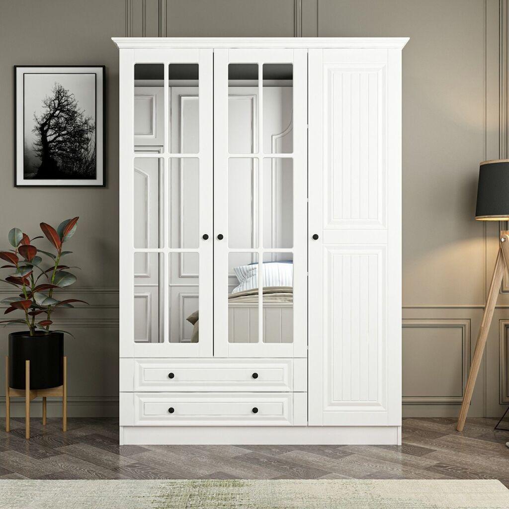 Hanah home Ormar 135x190x52cm Bijeli