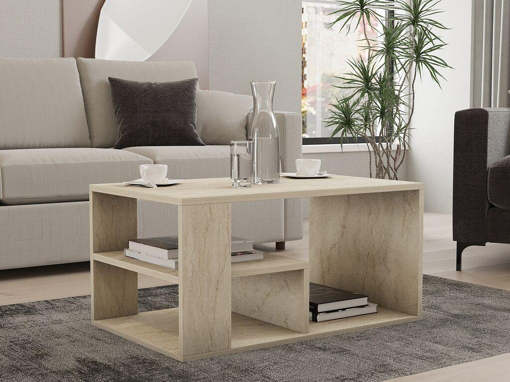 Hanah Home Club sto Eros 80x50x40cm bež