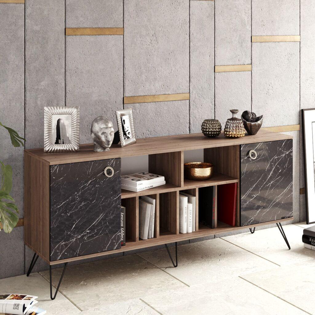 Hanah Home komoda Lorenz 180x78,6x44,8 cm orah