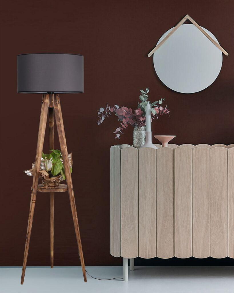 Opviq podna lampa Tripod 534LUN2178, smeđa