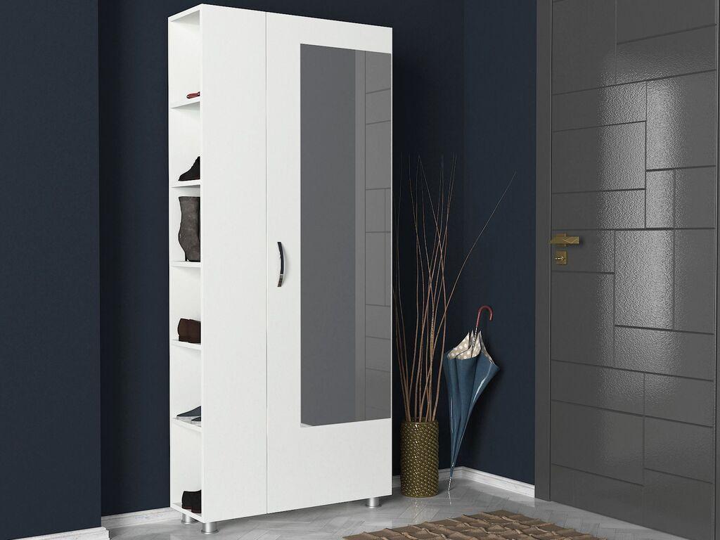 Hanah Home Ormarić za cipele 80x185x28,6 cm Bijeli