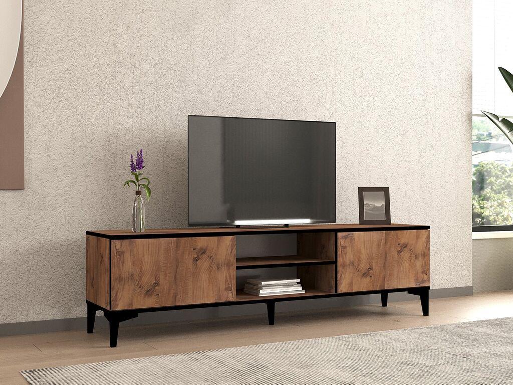Hanah home TV komoda Begi bež-crna