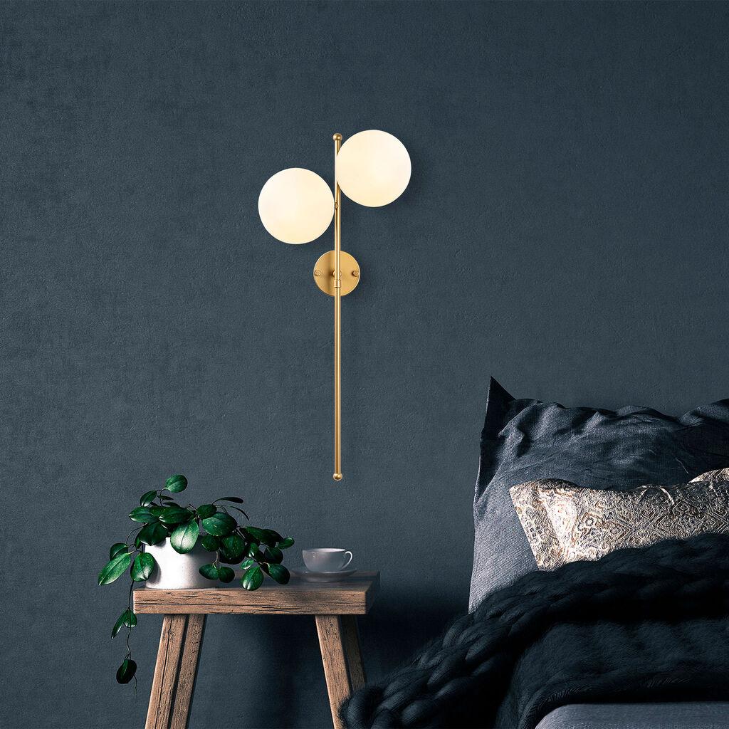 Opviq Fazli 10410 Zidna lampa, bronza