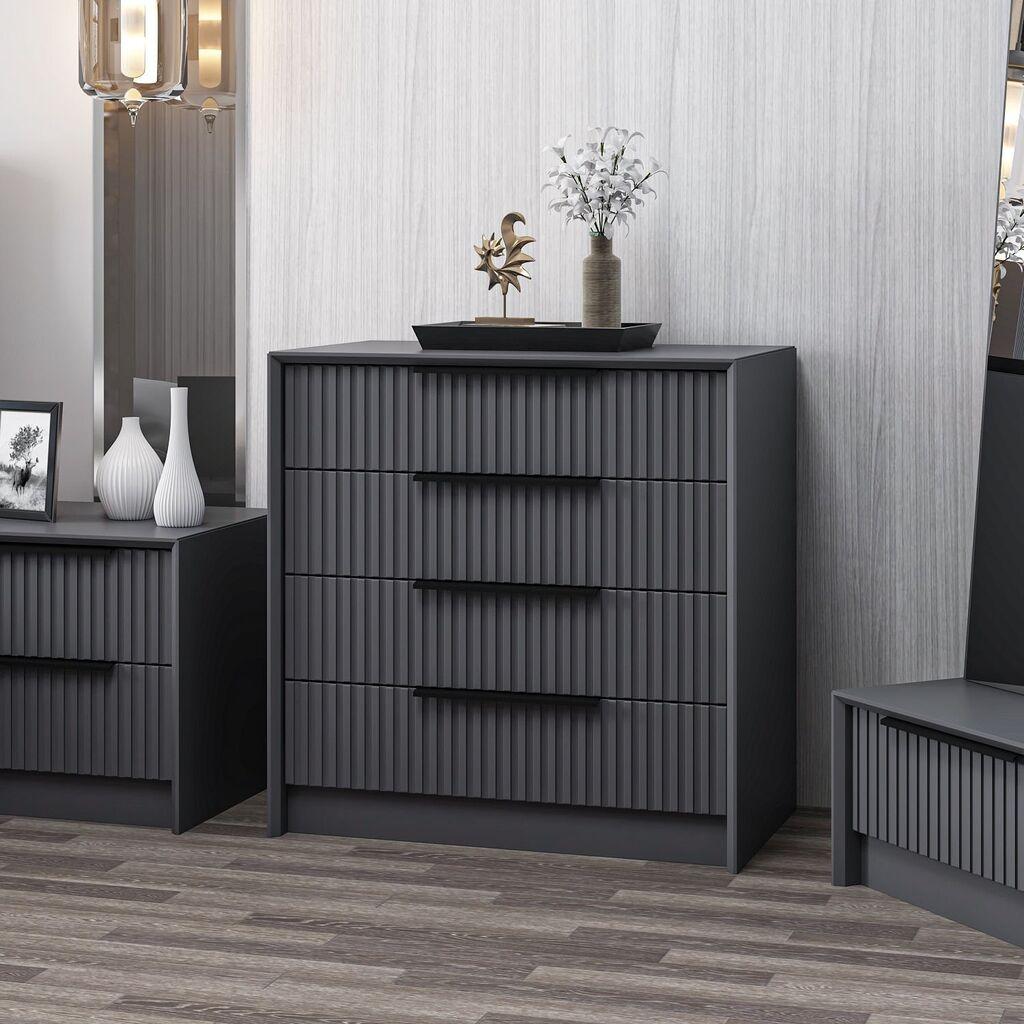 Hanah Home komoda Kale Luxe 45x77x72cm antracit