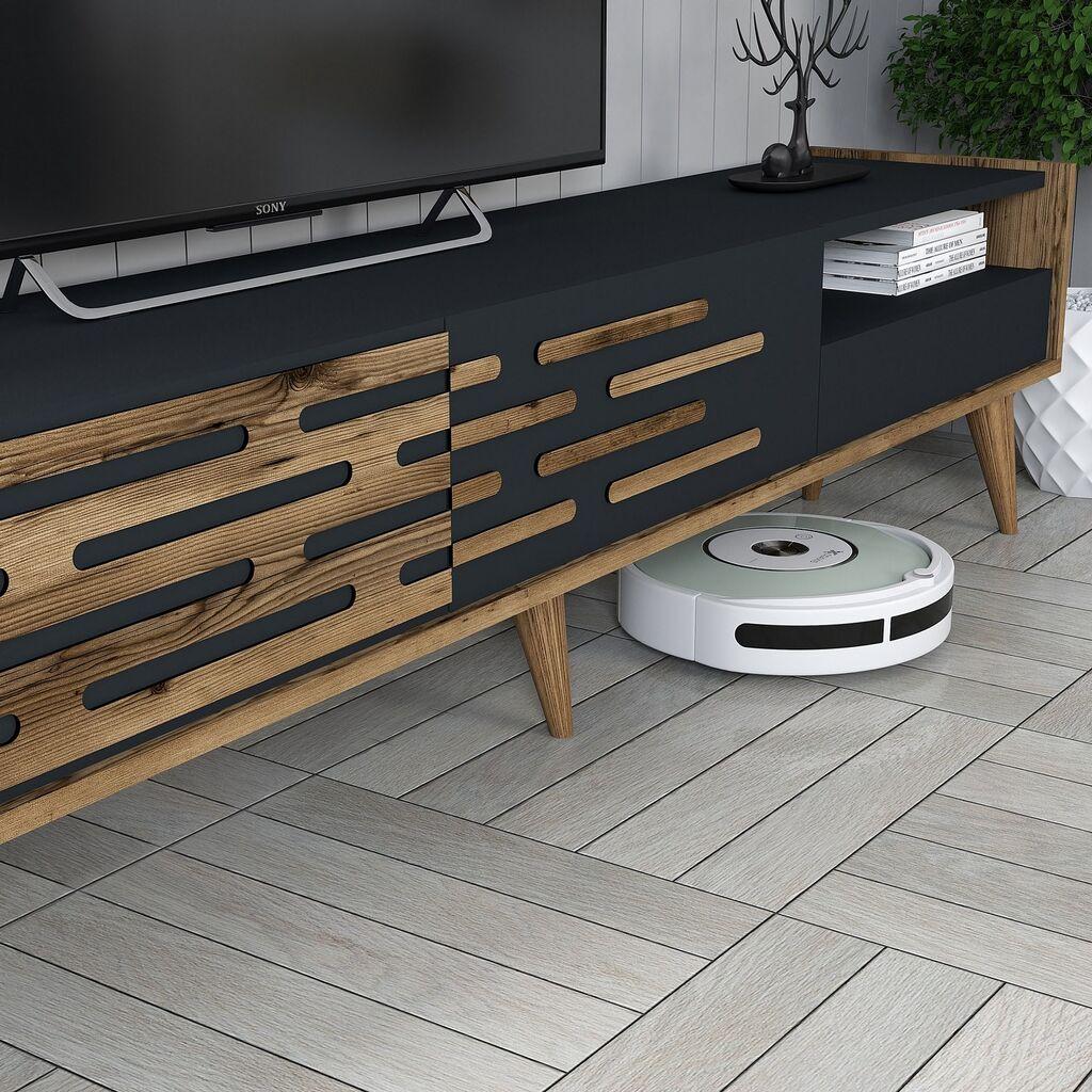 Hanah Home Set TV komoda i klub stolić, orah