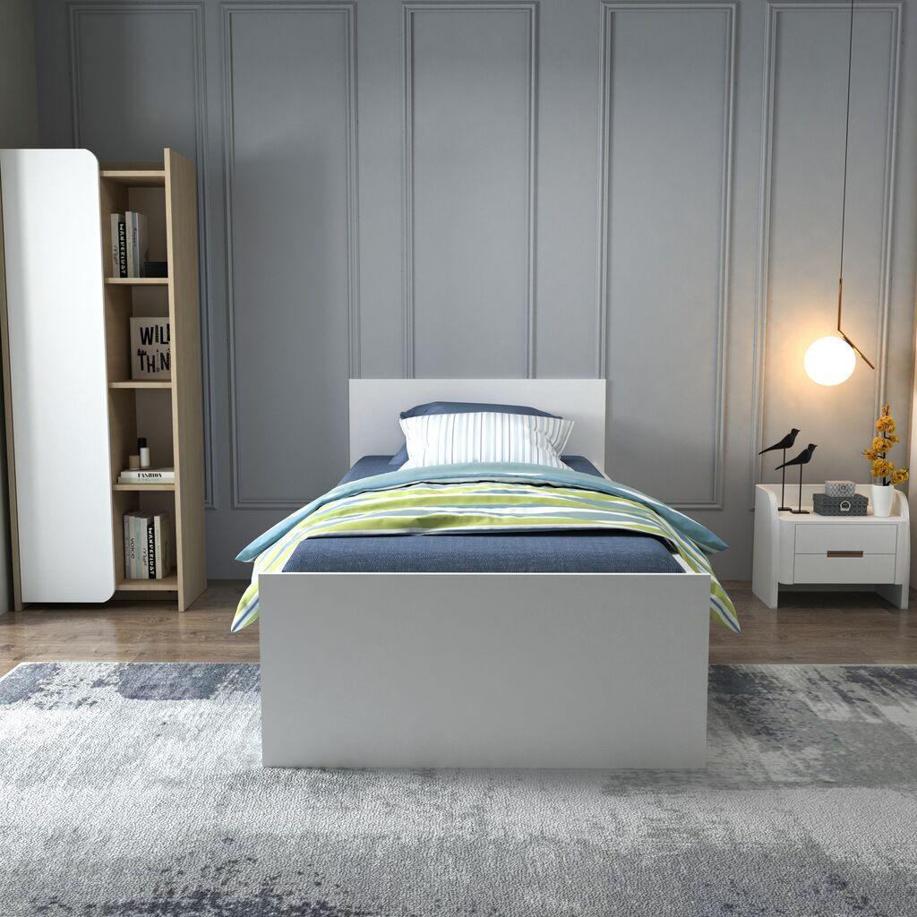 Hanah home Sofia krevet 100x80x193cm Crni