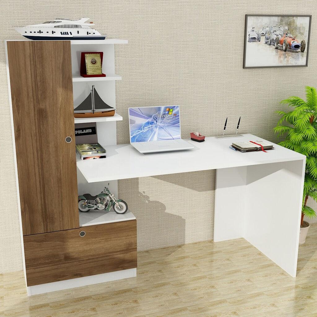 Hanah home Radni sto, 120x73,8x61,8 cm, Orah