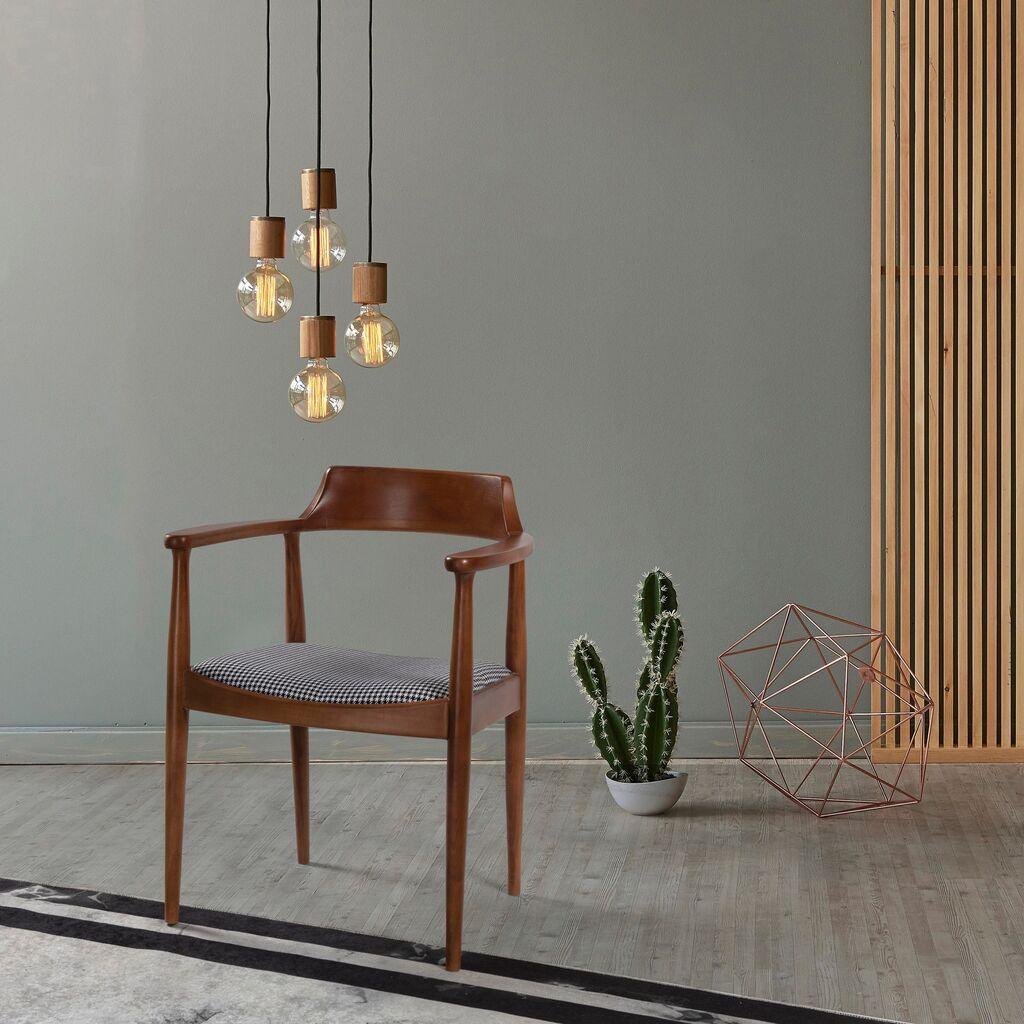 Hanah Home Trpezarijska stolica Albero43 62x44x80cm Šarena