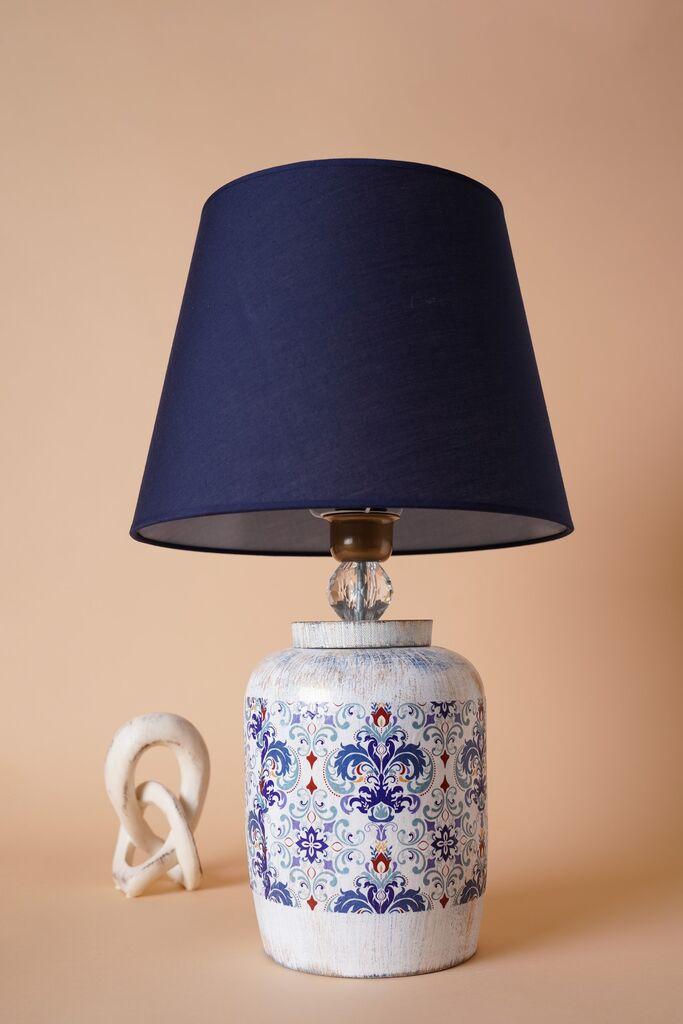 Opviq YL509 Stona lampa, plavo-bijela