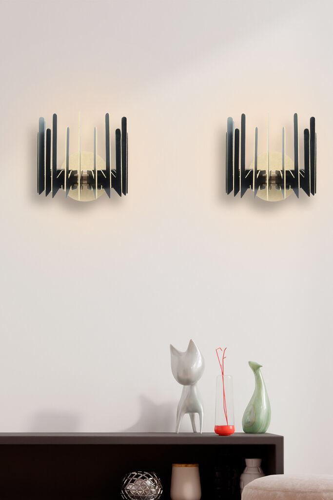 Opviq 207 ZS2 Zidna lampa, crna