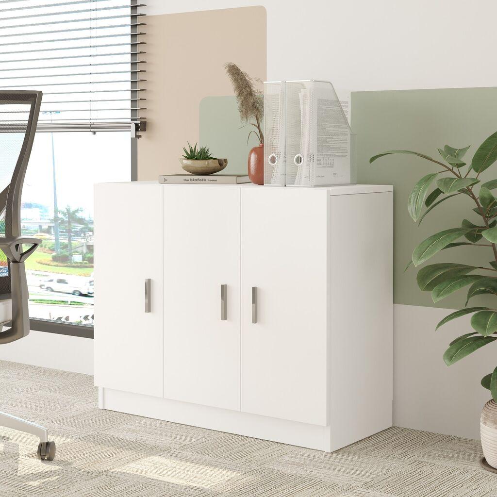 Hanah Home Komoda s ladicama 89,1x73,8x38,1cm Bijela
