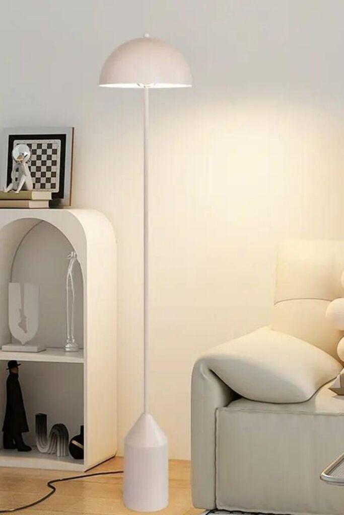 Opviq Podna lampa Gljiva Olovka, 160 cm, 40 cm, E27, Bijela