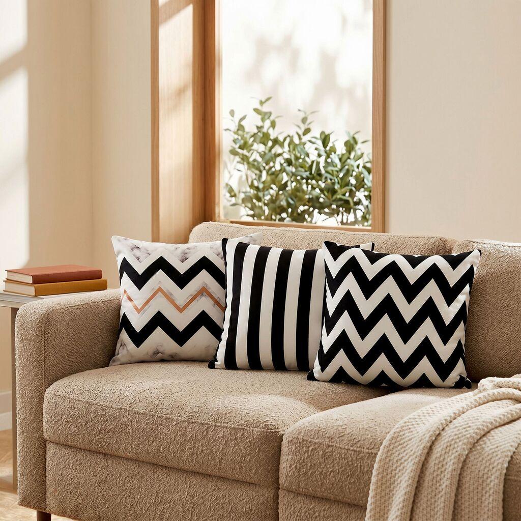 Aberto Design Set od 3 jastuka 43x43cm Šareni