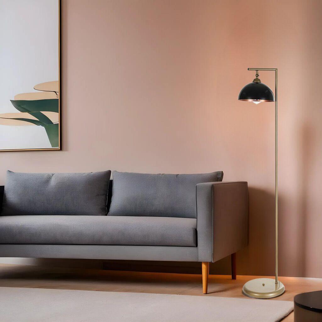 Opviq podna lampa Smart Retro 3, 154 cm, E27, zlatna boja
