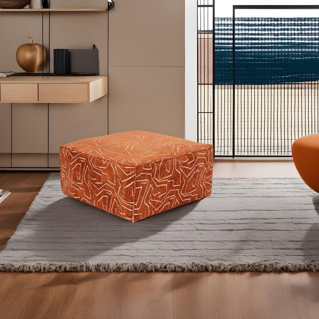 Atelier del Sofa Tabure 85x85x40cm, Narandžasta
