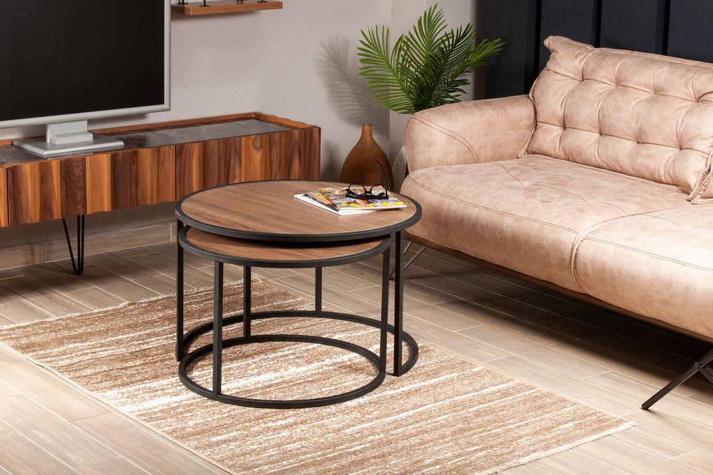 Hanah Home Set klub stolova, 2 dijela Tambur Orah
