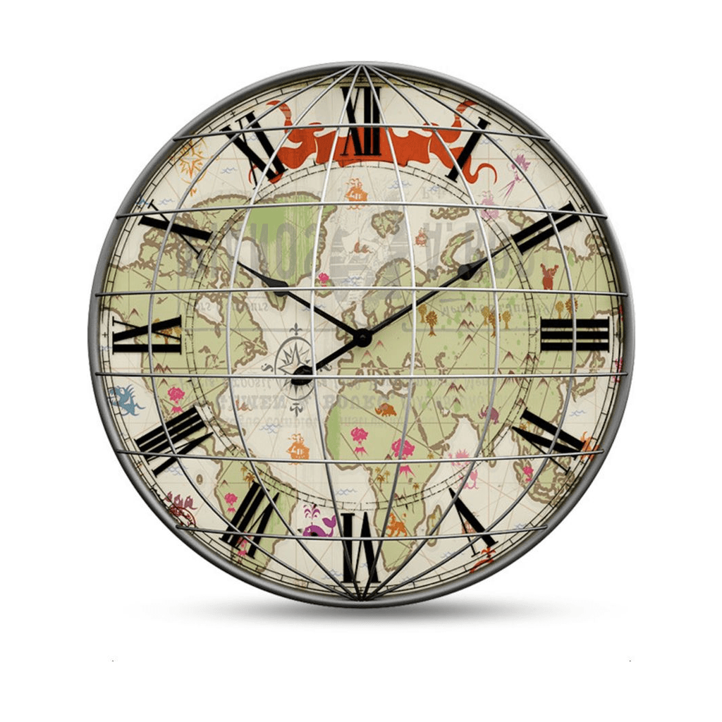 Giga Earth Dekorativni zidni sat, 60cm