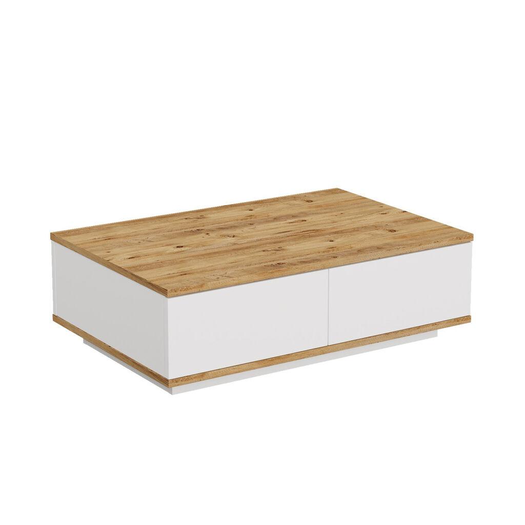 Hanah Home FR14 AW Klub sto, 90x28,6x60cm, Krem-bijela