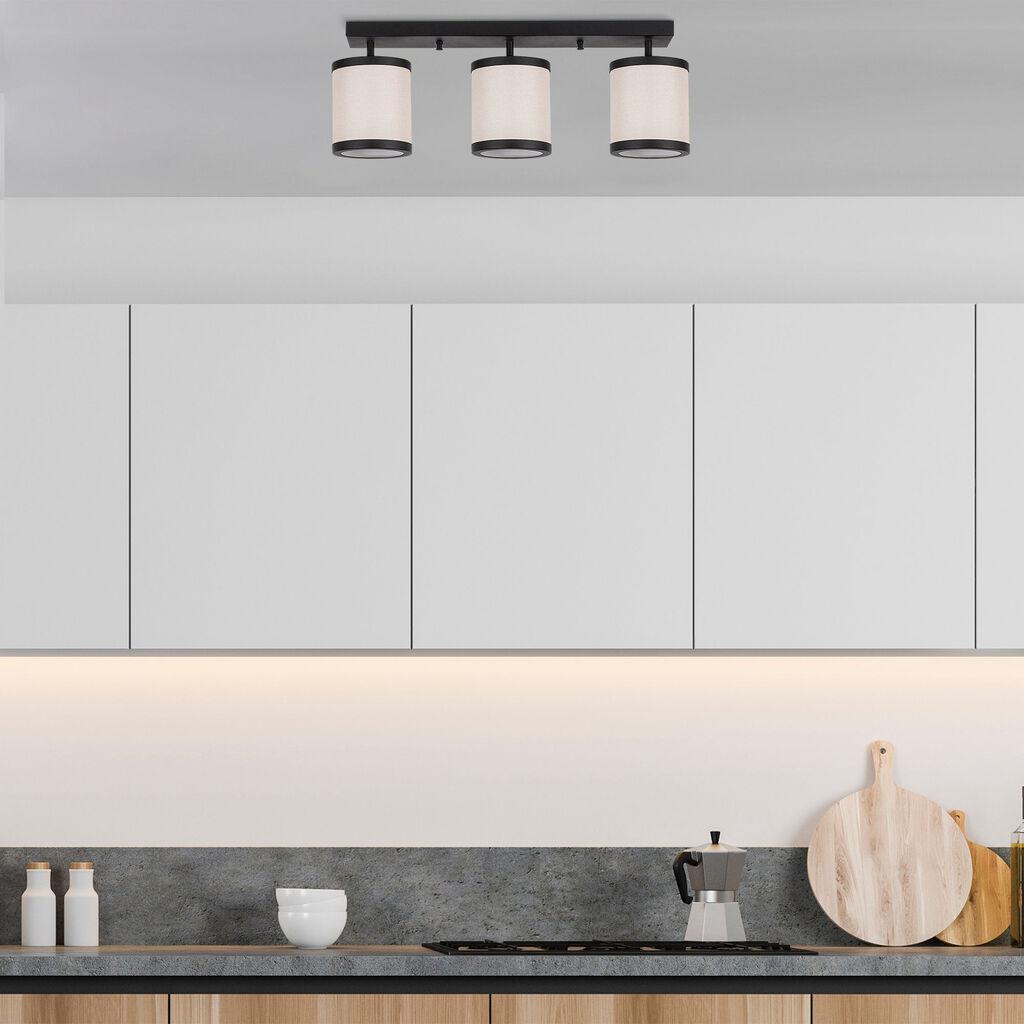 Opviq Way 11636 Viseća svjetiljka, E27, 3x40W, IP20, Crna