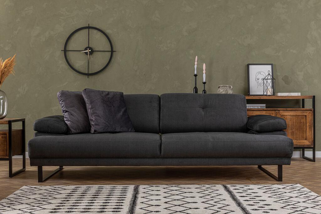Atelier del Sofa Sofa na razvlačenje Mustang 99x83x239cm Antracit