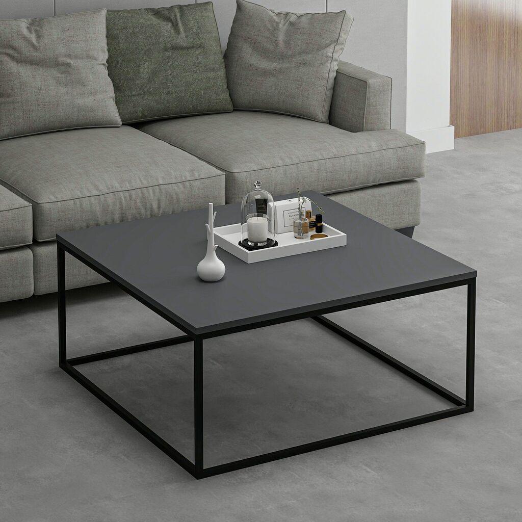 Hanah Home Club sto Loni 90x41x90cm Antracit