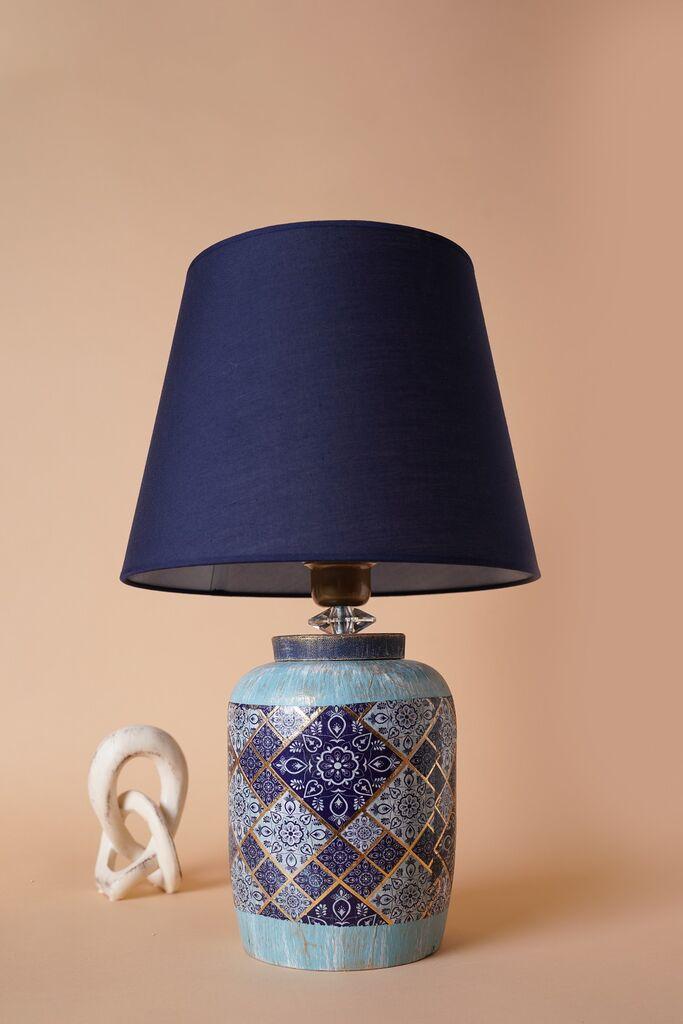 Opviq Stona lampa E27 Grlo, Plava