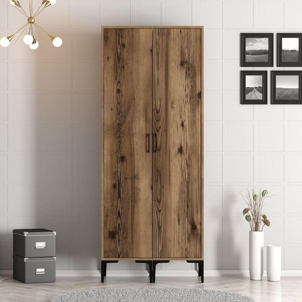 Hanah kućni ormar Kumsal SS 80x47,5x201cm Orah