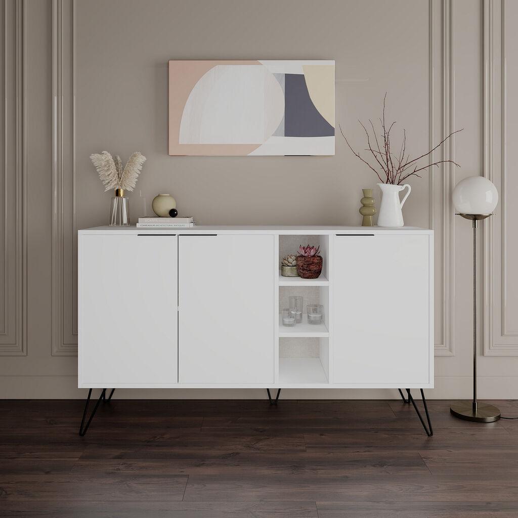 Hanah Home Clara komoda s ladicama, bijela