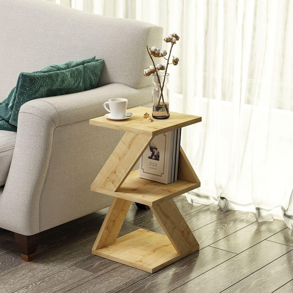 Hanah Home Pomoćni stolić Albeni Sapphire, Smeđa