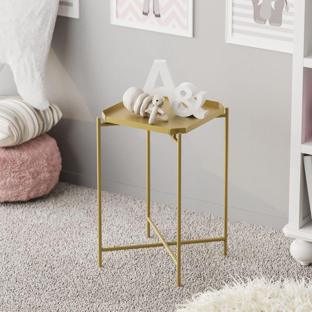 Hanah Home Club sto 46x56x46cm Zlatni