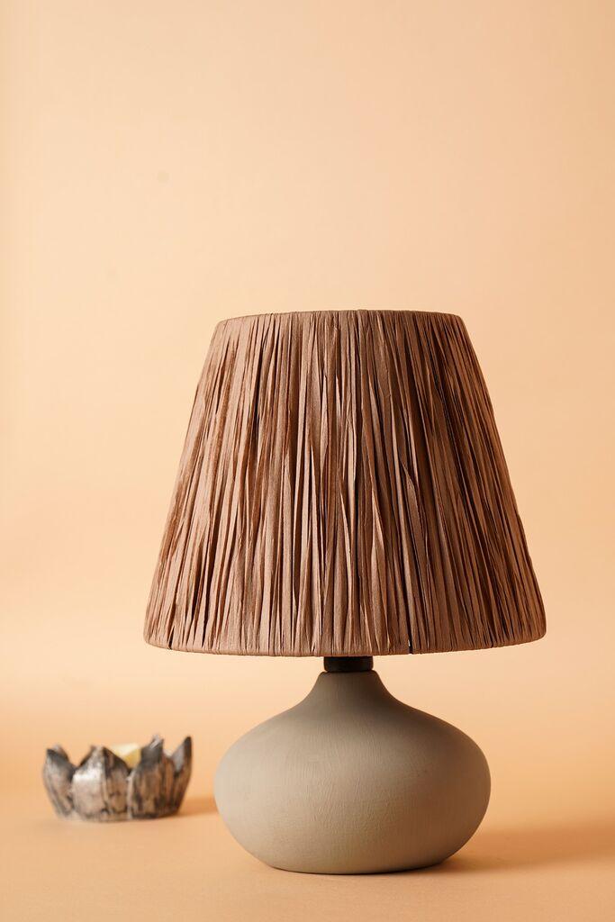 Opviq YL546 Stona lampa, Bijelo-smeđa