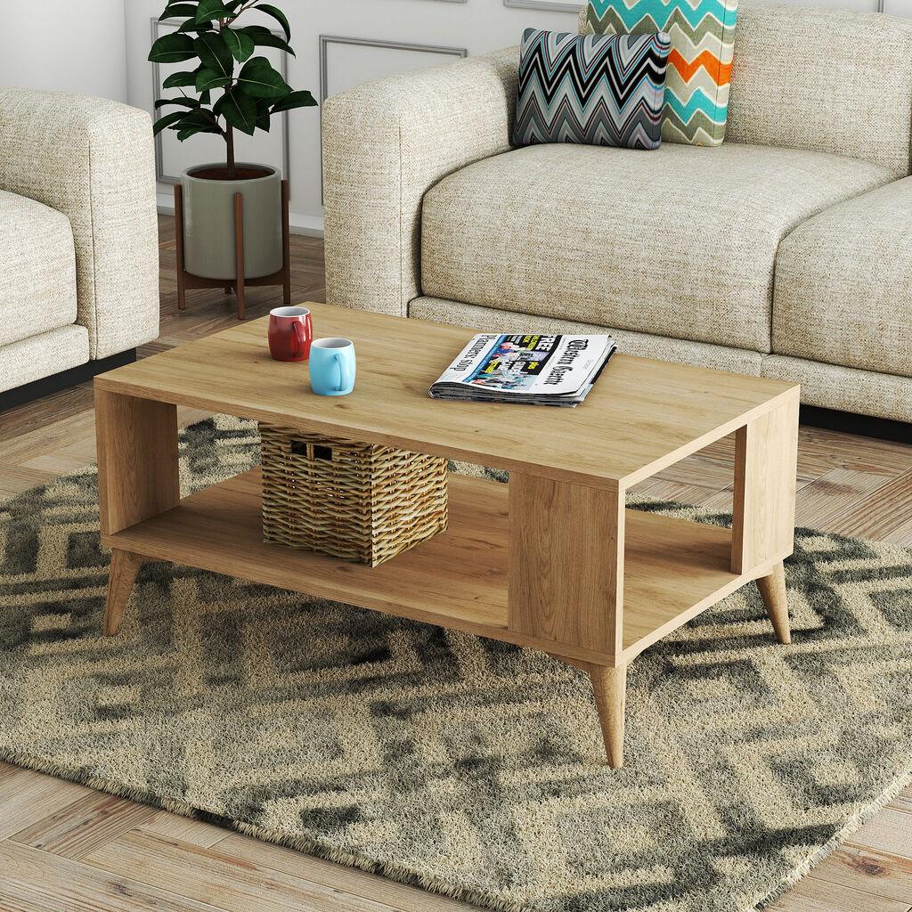 Hanah Home Club sto Autentični 90x54x41.6cm Hrast