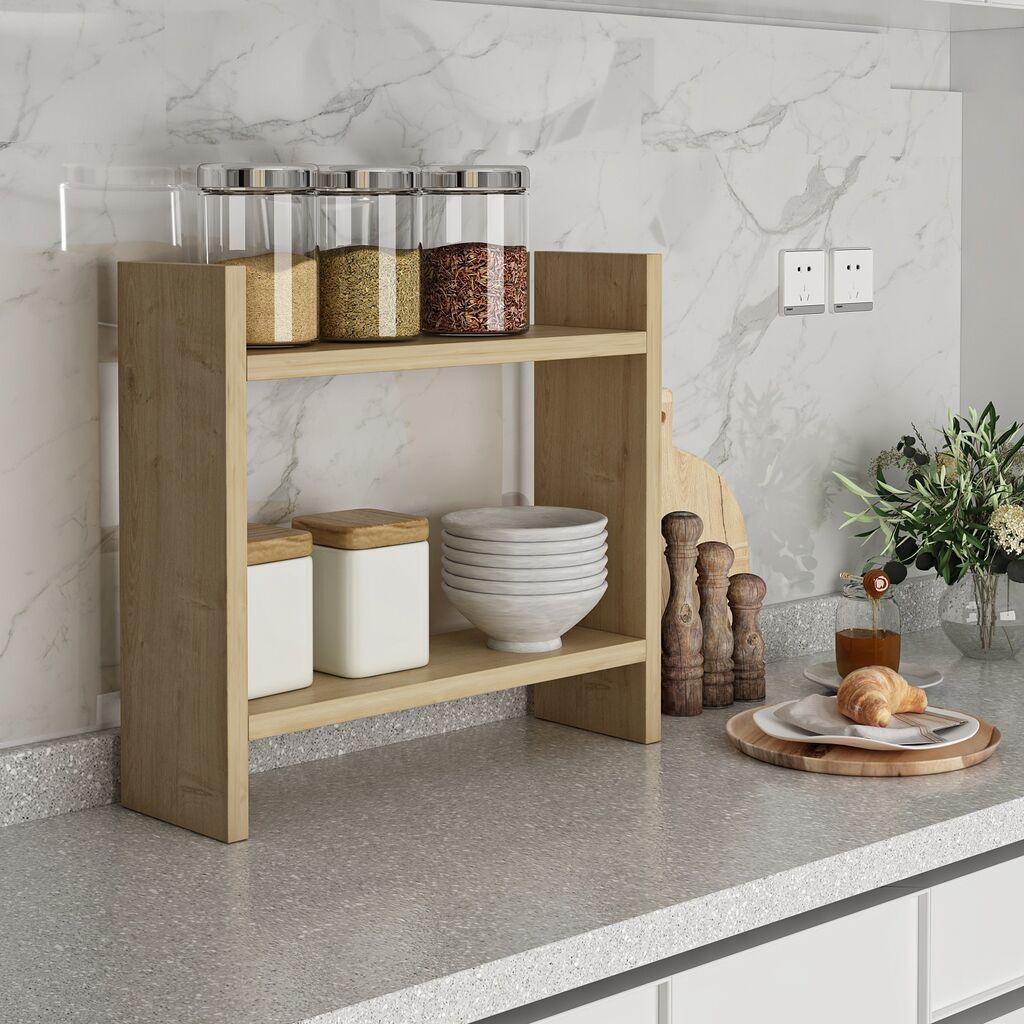 Hanah Home Kuhinjska polica 34x10x30cm Hrast