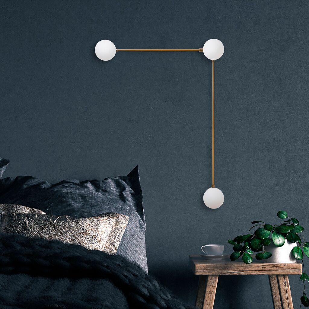Opviq Domino 11049 Zidna lampa, bronzana