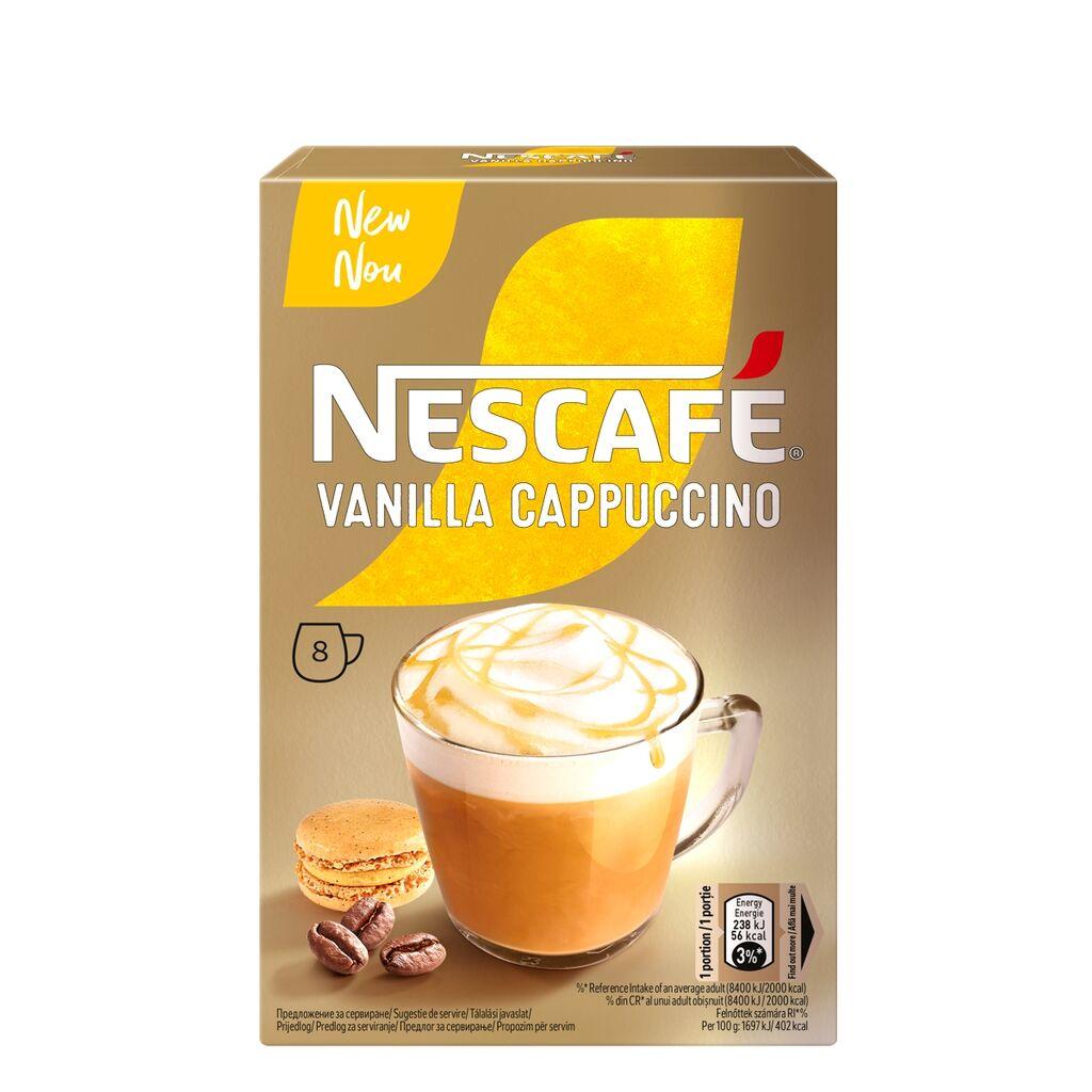 Nescafe instant kafa Cappuccino Vanilla, 8 vrećica