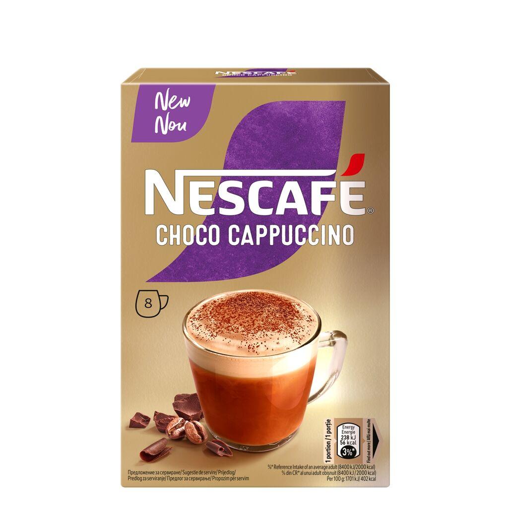 Nescafe instant kafa Cappuccino Choco, 8 vrećica