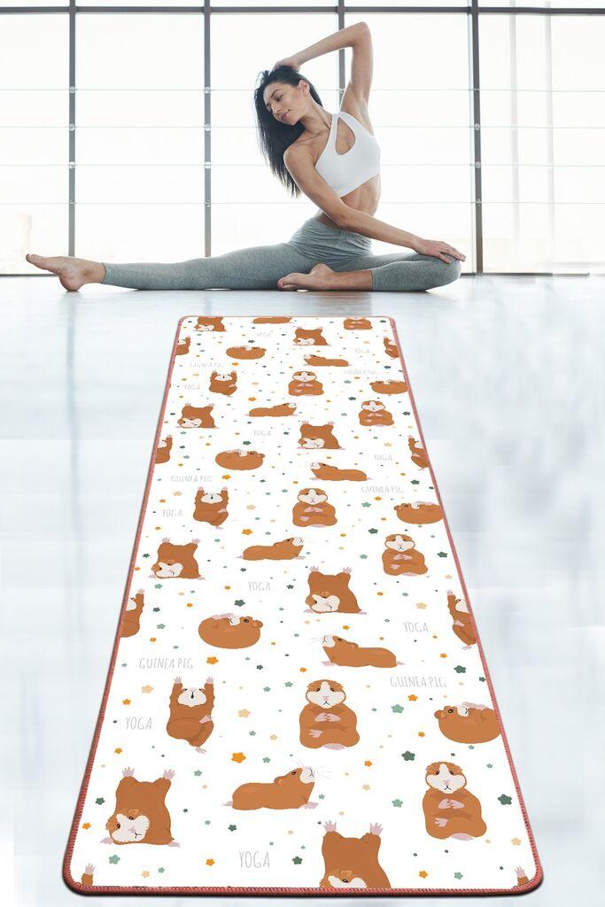 Prostirka za jogu Vital and Vivid Guinea, 60x200cm, šarena