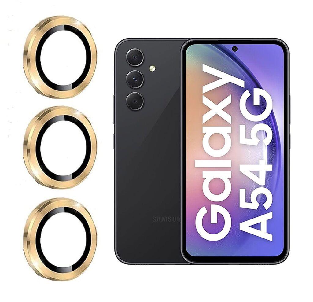 Samsung Positioner staklo kamere Metal A54, Zlatni