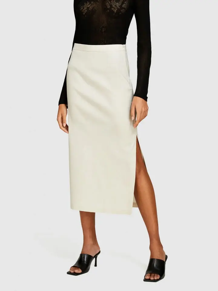 Benetton Ženska suknja 4U6WL0023-38U-40, Krem